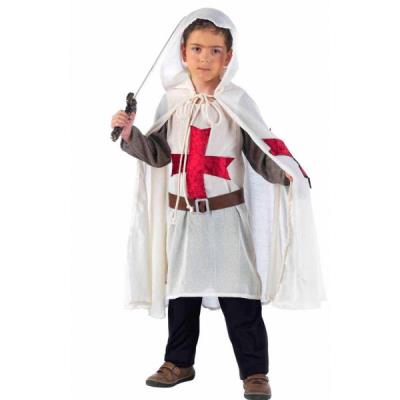Costume de Templier médiéval pour garçon - 9-11 ans