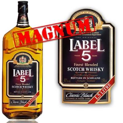 Label 5 scotch whisky 1,5l