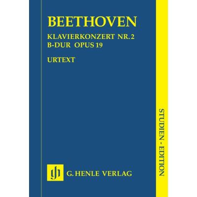 Partitions classique HENLE VERLAG BEETHOVEN L.V. - CONCERTO FOR PIANO AND ORCHESTRA NO. 2 B FLAT MAJOR OP. 19 Piano