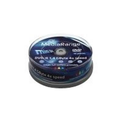 MediaRange - DVD-R (8cm) x 10 - 1.4 Go - support de stockage