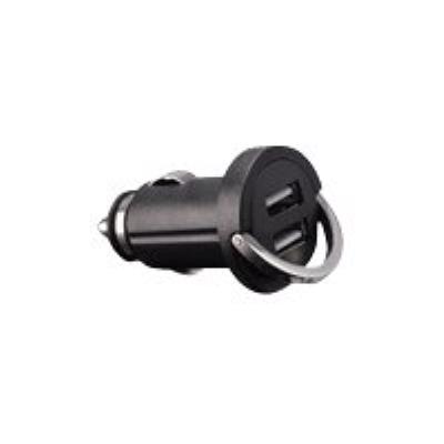 MicroConnect - Stroomadapter voor auto - 2100 mA - 2 uitgangsaansluitingen (USB)