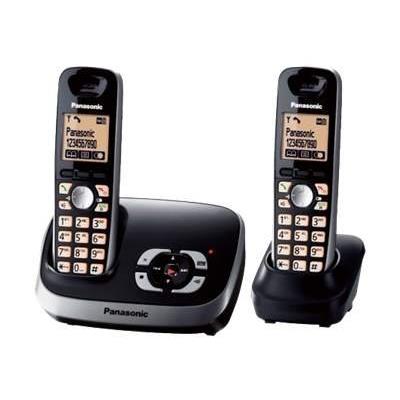 Panasonic KX-TG6522GB - téléphone sans fil - système de répondeur avec ID d'appelant + combiné supplémentaire