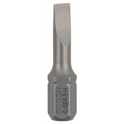 Bosch 2607001459 Embout De Vissage S 0,6 X 4,5 25 Mm Entraînement Iso 1173 C6.3 Queue Six-Pans Mâle 1/4 3 Pièces