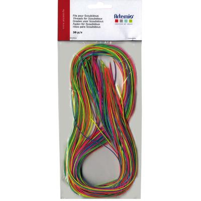 Scoubidous fluo - 30 pièces