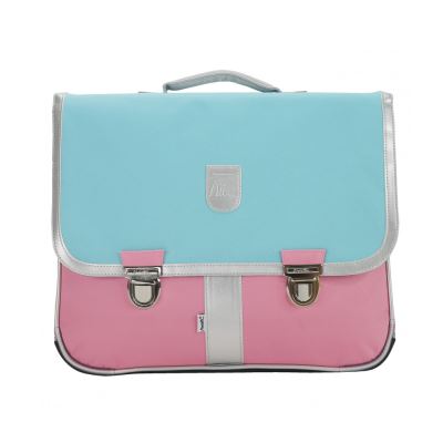 Cartable 39,5cm Miniséri Turquoise/Rose