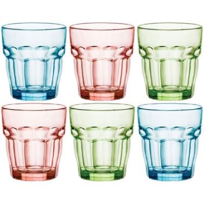 Bormioli 418930-b03 rock bar lounge verre vert 27 cl set de 6