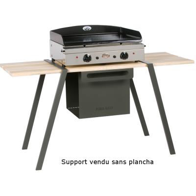 Accessoire barbecue et plancha Forge Adour Support plancha taupe forge adour - spit600