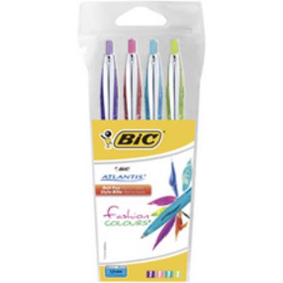 BIC Stylo à bille rétractable Atlantis Premium Fashion Co-