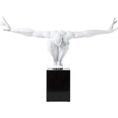 Statue athlÃ'te blanche