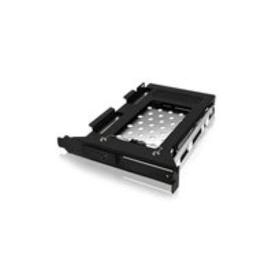 Raidsonic mobole rack 2.5 pci bracket supports 2.5 hdd 5-9.5mm, ib-2207sts (supports 2.5 hdd 5-9.5mm easy-swap,black color)