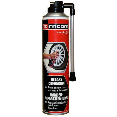 R&eacute;pare crevaison - Avec ou sans chambre a air 195mm - 400 ml - Facom