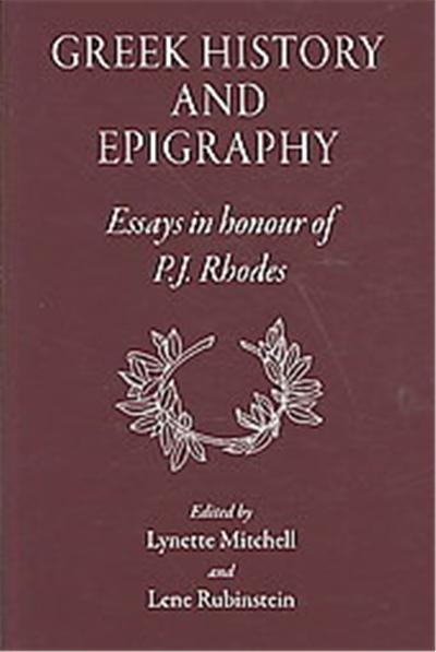 Greek History and Epigraphy
