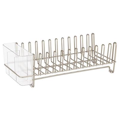 Interdesign 60115eu classico égouttoir compact plastique satin/transparent 31,75 x 14 x 10,25 cm
