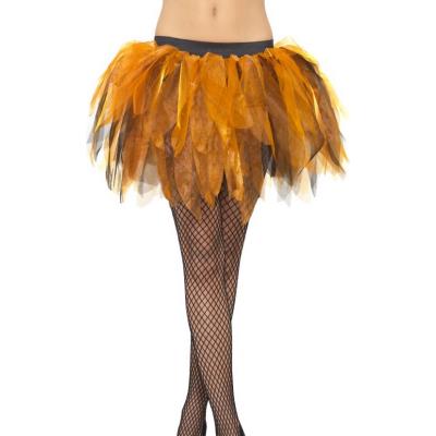 Tutu orange et noir femme taille unique