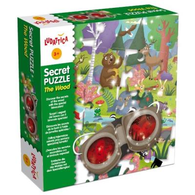 Lisciani - 47017 - puzzle classique - ludattica - secret - la foret - 24 pièces liscianigiochi da-47017