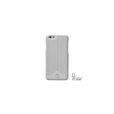 Mehcp6pegr coque mercedes cuir perfore grise pour Apple iPhone 6 / iPhone 6s