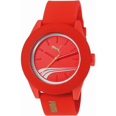 Montre Puma Academy-PU103971001 en Silicone Rouge