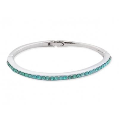 Bracelet fin strass bleu turquoise bijou fantaisie pas cher