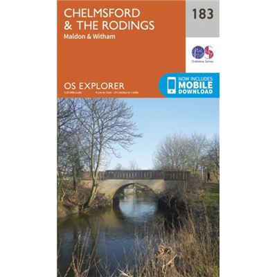Os Explorer Map (183) Chelmsford And The Rodings (Map)