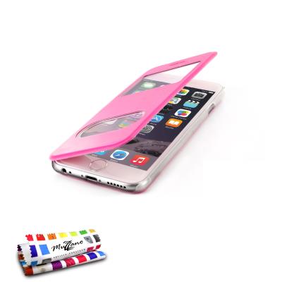 Etui Ã  Rabat Folio Le Clap Touch Rose bonbon pour APPLE IPHONE 6