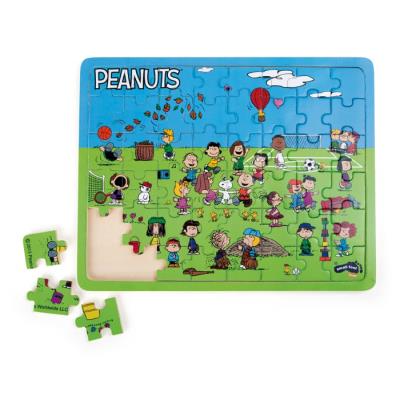Puzzle en bois air de jeux Peanuts 48 pièces