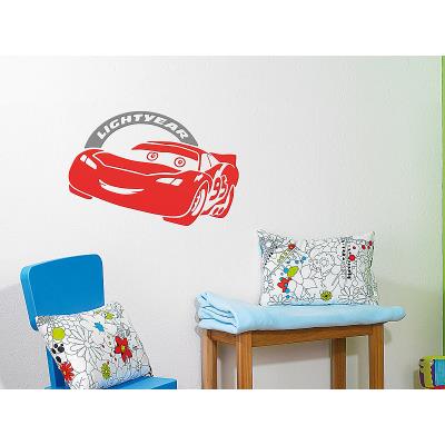 Cars Sticker 3D personnalisable Flash Mcqueen
