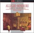 Allegri: Miserere mei, Deus; Lassus: Missa Super bella amfitrit' altera; Palestrina: Veni sponsa Christi - 1