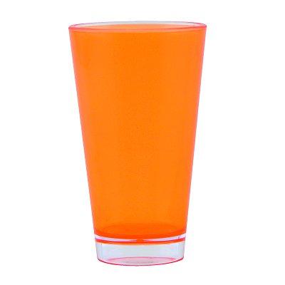 Zak designs - Verre teinté double paroi - Pop : Orange