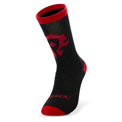 ABYstyle - World of Warcraft - Chaussettes - Horde - Noir & rouge - Taille unique