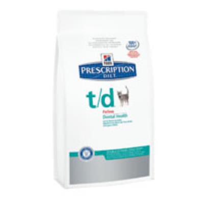 Croquettes hill's prescription diet feline t/d sac 1,5 kg