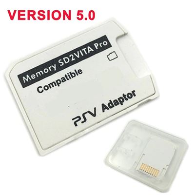 Adaptateur micro SD vers Memory Stick PRO Duo SD2VITA 5.0 - Blanc - PS Vita - Straße Tech ®