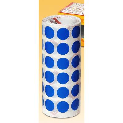 Gommettes rouleau - Rond Ø 15 mm - Bleu x 2 832