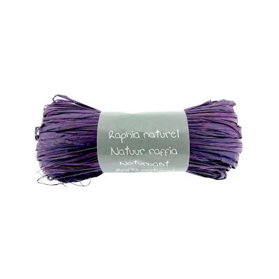 Brins de Raphia Naturel - Pelote de 50g - Prune