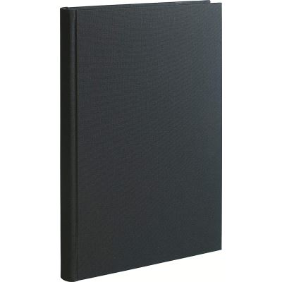 Le Dauphin Cahier 500 pages foliotées 35 x 23,50 x 3,50 cm Noir Toilé