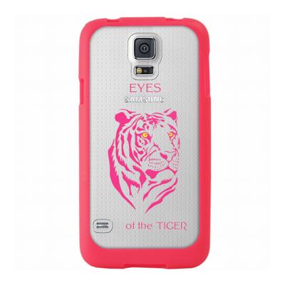 Mocca coque bimatière rose tiger pour Samsung Galaxy S5 G900