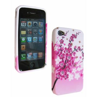 Coque pour Iphone 4 motif fleurs chinoises