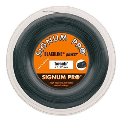 Signum pro tornado bobine cordage de tennis noir 1,17 mm x 200 m