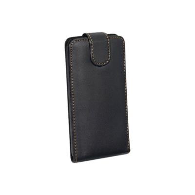 PEDEA Flipcase - Beschermhoes voor mobiele telefoon - plastic - zwart - voor Nokia Lumia 925