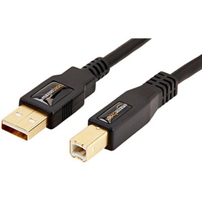 Amazonbasics Câble Usb 2.0 Mâle A Vers Mâle B 4,8 M