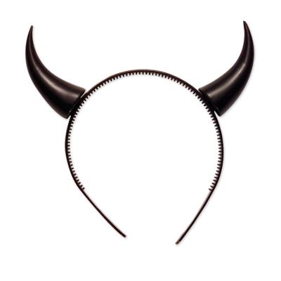 Serre-Tête Cornes De Diable - Noir - Halloween