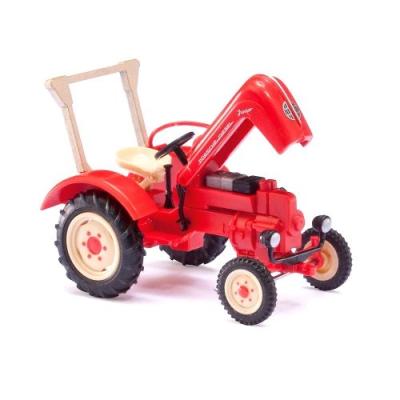BUSCH VOITURES - BUV50004 - MODÉLISME FERROVIAIRE - TRACTEUR PORSCHE JUNIOR K AVEC UN ARCEAU