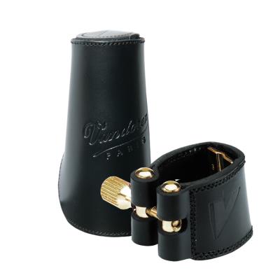 Vandoren - Ligature et couvre-bec cuir de saxophone tenor vandoren - lc28l