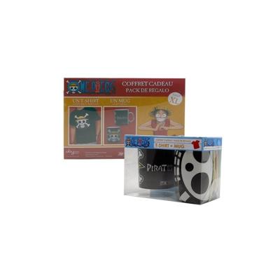 ONE PIECE - Pack Skull with map black (TS040 + Mug031) - M
