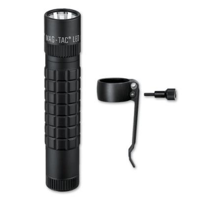 Lampe torche led flashlight mag-tac à tête non dentelée à économie dénergie de mag lite