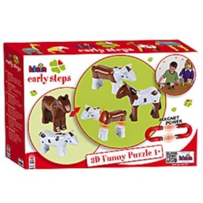 Funny Puzzle Magnetique - Cheval et Vache