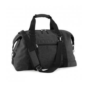 Sac de voyage en toile vintage canvas weekender - BG650 - noir - 1