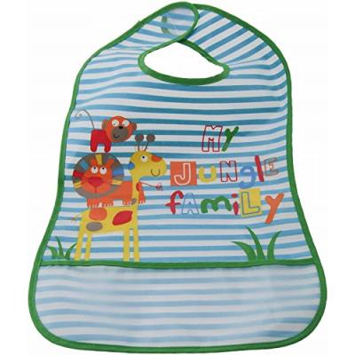 Bieco le bavoir scratché avec récupérateur bavoir bébé, vert