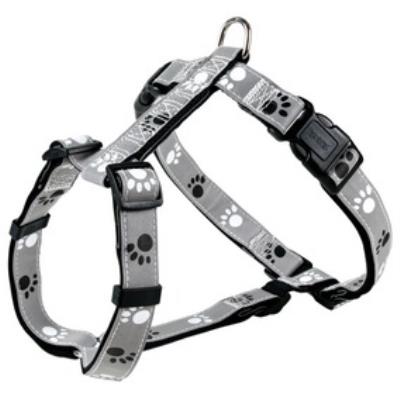Harnais pour Chien Trixie Silver Reflect Noir Gris XS/S