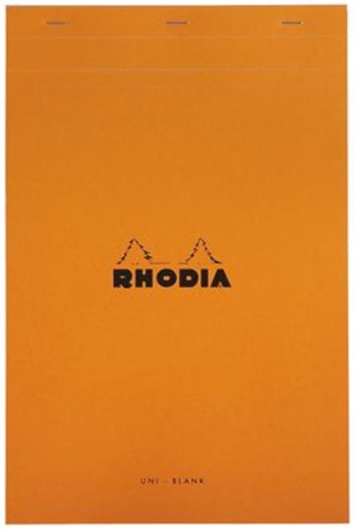 Rhodia - Bloc De Bureau Rhodia 210x318 80g Micro-perforee Uni Blanc