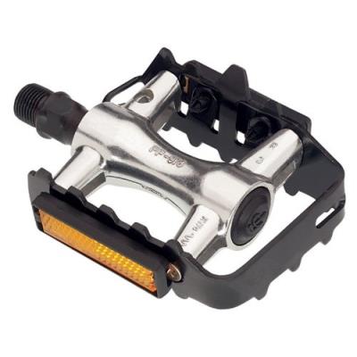 Point 09006000 pédale vtt cross aluminium acier argent noir